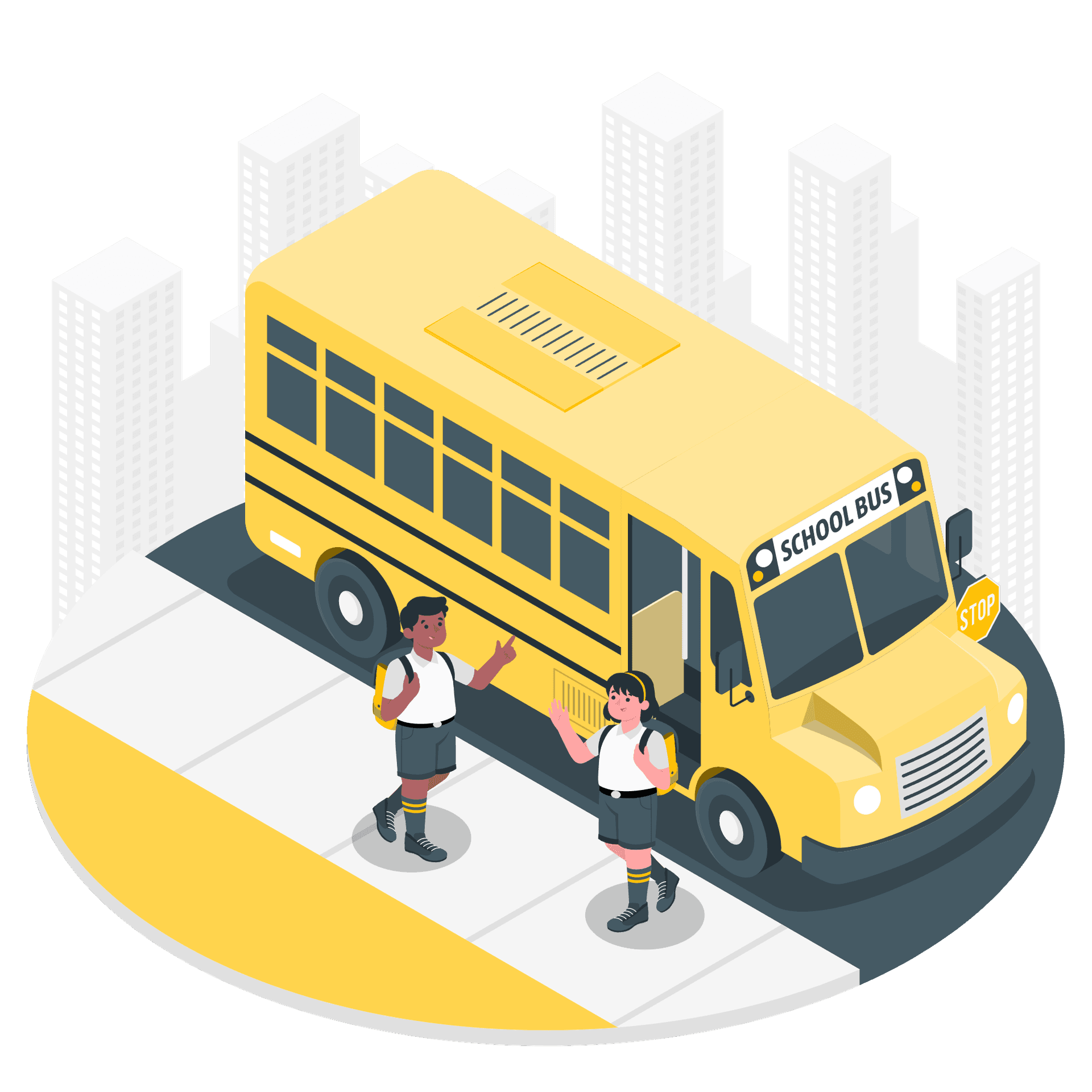 School bus illustration